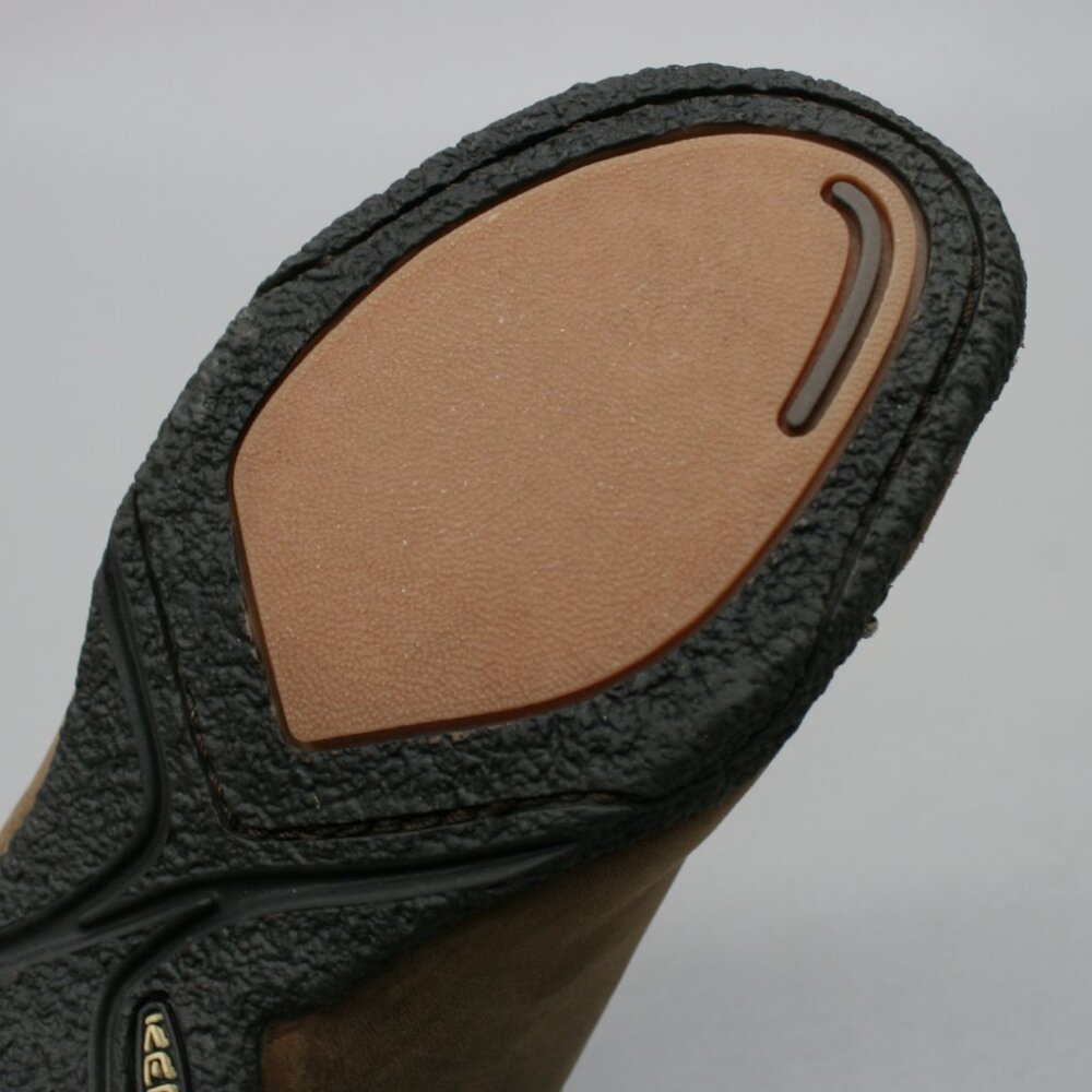 Keen Brown Flats with Durable Rubber Sole and Slip-On Design - Picture 10 of 12
